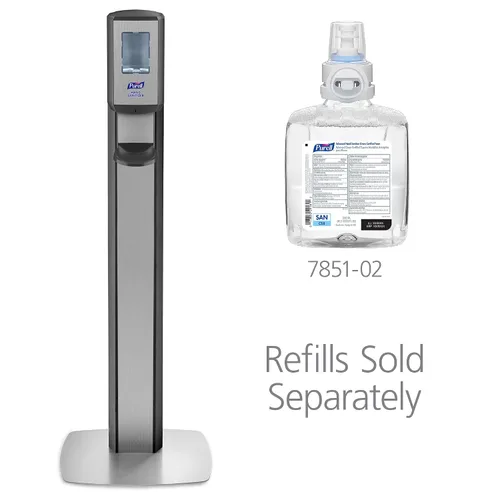 Vista 7 de PURELL MESSENGER 7518-DS-SLV - Soporte de suelo con dispensador automático CS8, grafito (paquete de 1)