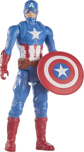 Vista 7 de Marvel Avengers Titan Hero Series Blast Gear - Figura de acción del Capitán América