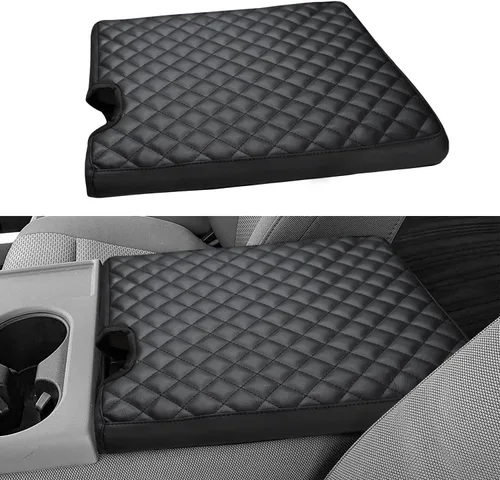 Vista 12 de INTGET Funda de consola central para Ford F150 Accesorios 2015-2020 2016 2017 2018 2019 Tapa central para reposabrazos de asiento de automóvil