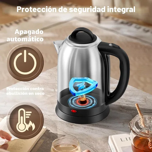 Vista 3 de Topwit - Hervidor eléctrico grande de 2,5 L, hervidor eléctrico de acero inoxidable