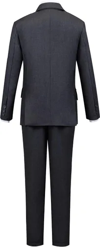 Vista 4 de Addneo Trajes formales Silm Fit de 5 piezas con camisa y chaleco para niño