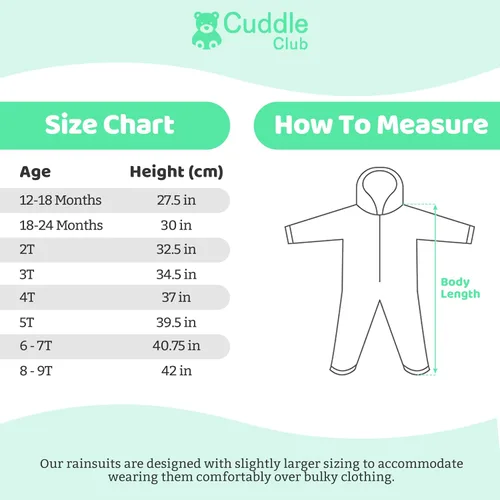 Vista 6 de Traje de lluvia para niños pequeños - Muddy Buddy - Overol impermeable de una pieza resistente a la intemperie para bebé