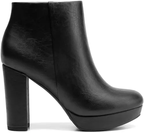 Vista 2 de DREAM PAIRS - Botines de tacón alto para mujer