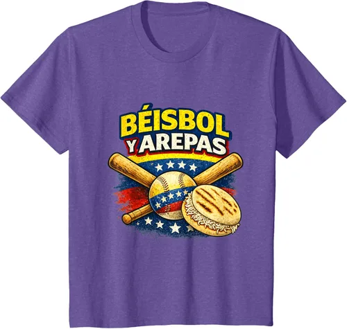 Vista 43 de Camiseta Beisbol y Arepas Venezuelas Baseball Pride Team 2026