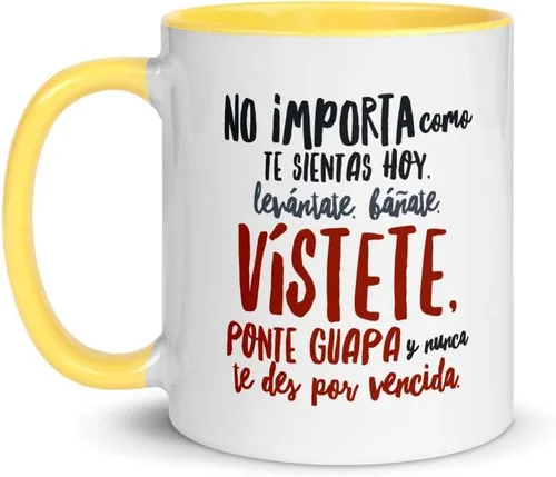 Vista 3 de Regalo para amigas Taza de café para hija Regalo perfecto para Navidad, graduados, profesionales y estudiantes Vaso con afirmaciones positivas