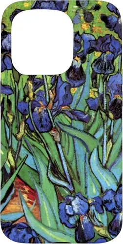 Vista 14 de Irises by Vincent Van Gogh, Flowers in a Garden - Carcasa para iPhone 17