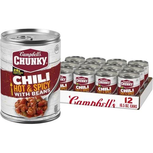Vista 12 de Campbell's Chunky Chili con Frijoles, 15.25 oz. Tazón para Microondas