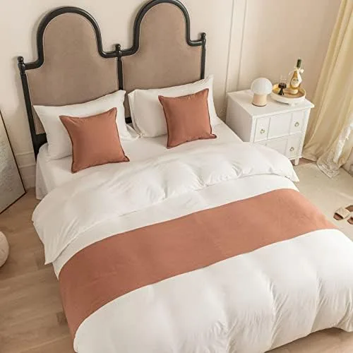 Vista 12 de Fundas de almohada a juego de 17.7 x 17.7 in, paquete de 1 funda de cojín cuadrada sin núcleo con cremallera invisible