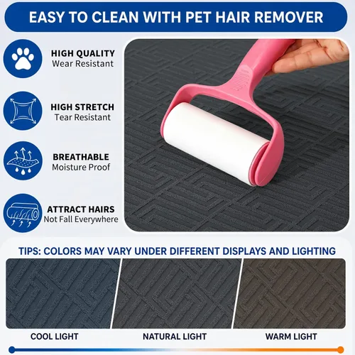 Vista 9 de ZNSAYOTX Fundas Elásticas Individuales para Cojines de Sofá Silla Cojín Fundas de Asiento de Sofá Fundas Protectoras Suaves de Reemplazo Patrón Negro