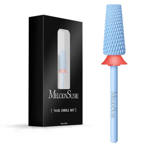 Vista 26 de MelodySusie Super Cut Edition Brocas para Uñas 5 en 1, Brocas Multifunción de Carburo de Tungsteno de 3/32'', Adecuadas para Manicura Pedicura