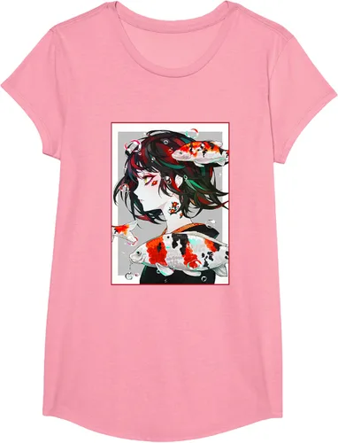 Vista 80 de Camiseta de anime anime japonés estético Otaku Negro