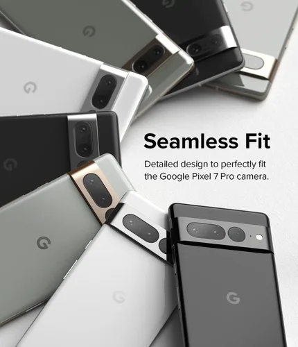 Vista 4 de Ringke Protector de lente de cámara (3 unidades, protección multicapa) compatible con Google Pixel 7 Pro, cubierta de vidrio templado para cámara