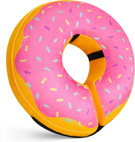Vista 10 de Collar Inflable para Perros, Cono Suave para Perros Después de Cirugía, Collares Donut E Ajustables Inflables para Perros y Gatos Pequeños, Medianos