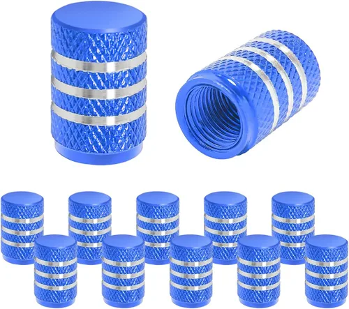 Vista 8 de 12 PCS tapones para válvulas de neumáticos de automóvil, tapas herméticas, universales para automóviles, bicicletas, motocicletas, SUV, accesorios