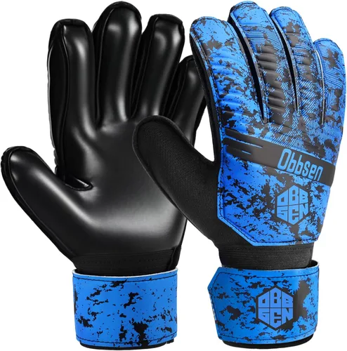 Vista 16 de Guantes de portero de fútbol para niños, jóvenes y adultos, guantes de portero de fútbol de agarre fuerte con protección para los dedos