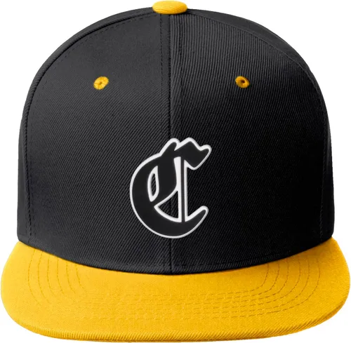 Vista 1361 de Daxton Gorra clásica con visera de billete plano con letras del alfabeto inglés antiguo de la A a la Z
