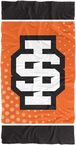Vista 113 de LOGOVISION Manta Abilene Christian University, 30x60 Logo Dots CottonFront/PolyBackBeachTowel