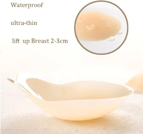 Vista 3 de DEPOVOR 2023 Más reciente Añadido Lift Ultra-Thin Sticky Petals Pezón Cubiertas Adhesivo Sin Tirantes Sujetadores Levantamiento de senos Pasties