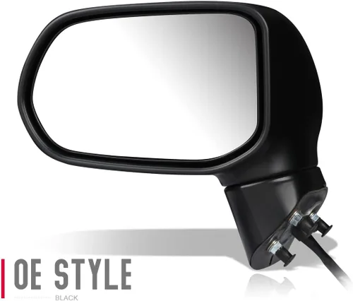 Vista 3 de DNA Motoring OEM-MR-HO1320260 Espejo retrovisor izquierdo con ajuste de potencia, calefactado y plegable para lado del conductor, compatible