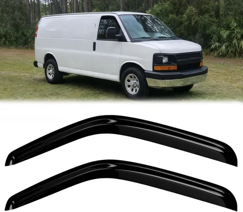 Vista 98 de Protectores de lluvia de ventana para Ford F150 SuperCab 2004-2014 2 piezas deflector de ventana para 09-14 F-150 con 2 puertas delanteras