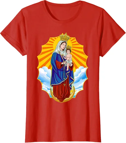 Vista 57 de Chinita Chiquinquira Venezuela Maracaibo Virgen Chiquinquira Chinita Zulia Camiseta negra
