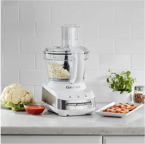 Vista 3 de Cuisinart Procesador de alimentos multifuncional FP-110 Core Custom de 10 tazas, blanco e inoxidable