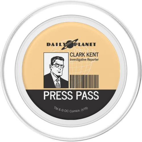 Vista 2 de Superman Clark Kent Press Pass PopSockets MagSafe PopGrip para iPhone