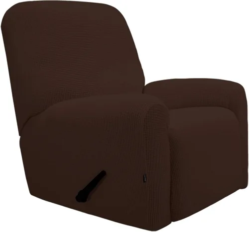 Vista 19 de PureFit Funda elástica para sofá biplaza, funda de sofá suave y antideslizante de jacquard de elastano, protector de muebles lavable con espuma