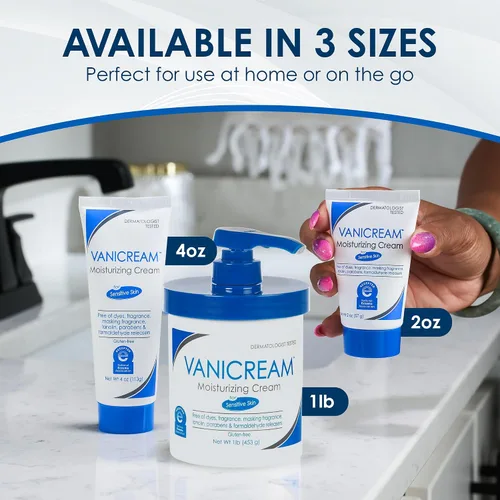 Vista 8 de Vanicream Crema hidratante para la piel con dispensador de bomba - 16 fl oz (1 libra) - Hidratante formulado sin irritantes comunes para personas