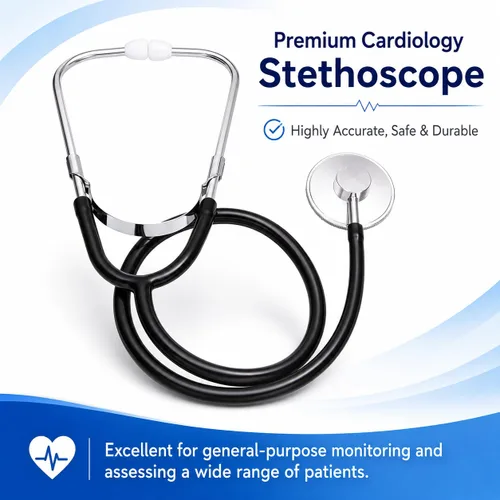 Vista 3 de NOVAMEDIC Brazalete para presión arterial de tamaño adulto auto-tomable negro, kit de esfigmomanómetro aneroide, estetoscopio - máquina profesional