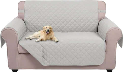 Vista 44 de U-NICE HOME Funda para sillón reclinable, reversible, con correas elásticas, resistente al agua, protege de perros y mascotas, sillón pequeño