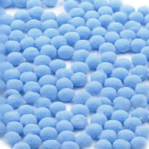 Vista 42 de 1000 pompones para manualidades de 1 pulgada, bolas de pompón mullidas de Navidad, pequeñas bolas de pompones para manualidades, proyectos