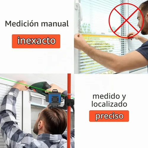 Vista 6 de Mástil telescópico, mástil de soporte telescópico con poste de montaje extensible para niveles láser de láseres giratorios y lineales