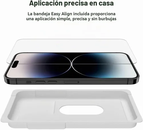 Vista 5 de Belkin Protector de pantalla de vidrio templado, resistente a los arañazos