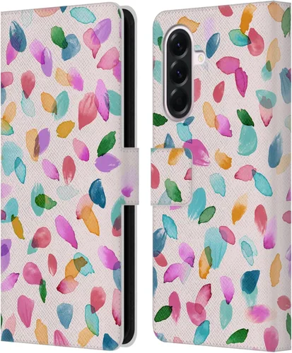 Vista 59 de Head Case Designs Officially Licensed Ninola Ditsy Flowers Yellow Nature Bold Leather Wallet Case Compatible with Samsung Galaxy A07 4G