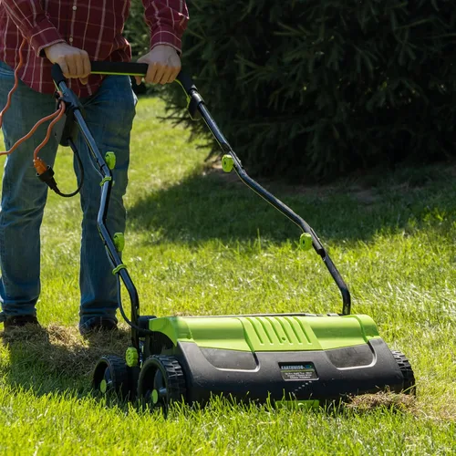 Vista 6 de Earthwise DT71613 - Dethatcher eléctrico con cable de 13 amperios y 16 pulgadas