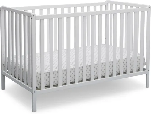Vista 21 de Delta Children Heartland Cuna Convertible 4 en 1 - Certificado Greenguard Gold, Gris