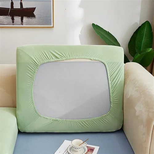 Vista 7 de Fundas de cojín elásticas para cojines de sofá, fundas de asiento de caravana, protector de sofá de dos asientos, de elastano, protector de muebles