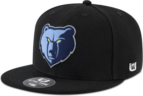 Vista 33 de Ultra Game Gorra de béisbol negra Ultimate oficial de sarga con broche a presión de la NBA para hombres