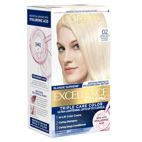 Vista 14 de L'Oreal Paris Excellence Crème Tinte Permanente para el Cabello, Color de Cabello de Triple Cuidado con Complejo Pro-Keratina para una Cobertura