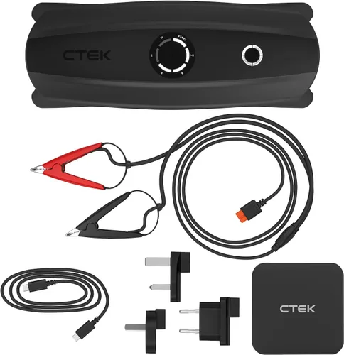 Vista 2 de CTEK CS Free®, cargador de batería portátil de 12 V, cargador 4 en 1 con cargador de batería de alta tecnología, para automóvil, teléfono