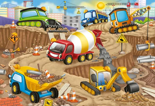 Vista 9 de Ravensburger John Deere Tractor Floor Puzzle – Atractivo rompecabezas de 24 piezas para niños Piezas duraderas y fáciles de ajustar Herramienta