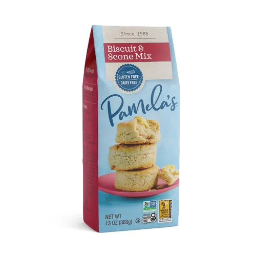 Vista 3 de Pamela's Products Mezcla de galletas y bollos sin gluten, 13 onzas