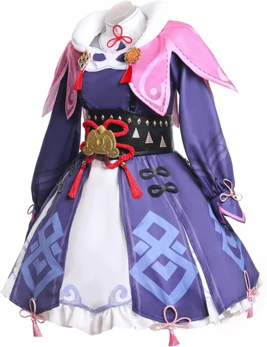 Vista 2 de Vibsion Disfraz de cosplay para mujer Genshin Conjunto completo