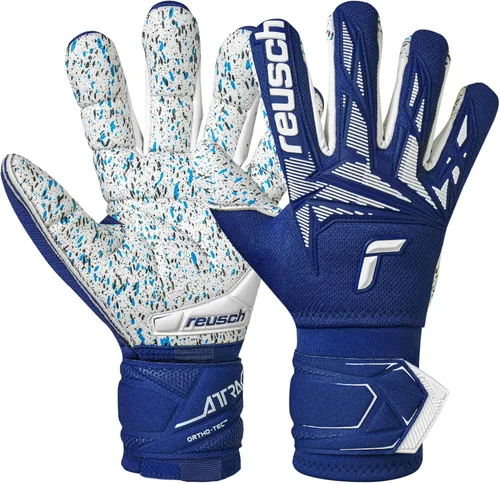 Vista 9 de Reusch Attrakt Freegel Fusion Ortho-Tec - Guantes de portero unisex con soporte para los dedos, flexibles, transpirables, agarre duradero, sistema