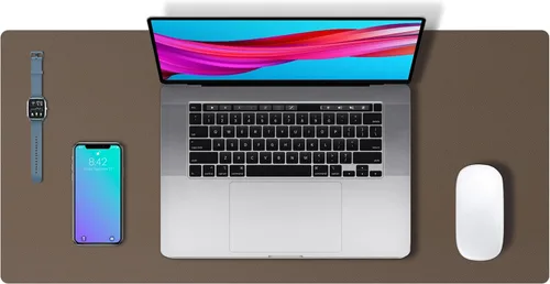 Vista 213 de Aothia - Protector de escritorio de cuero sintético grande, base antideslizante para mouse y superficie para escribir, impermeable, fácil de Agua