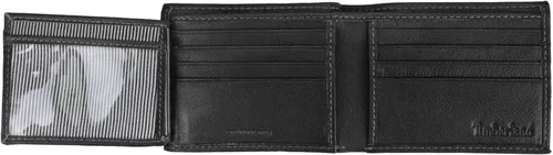 Vista 4 de Timberland Men's Leather Passcase Bifold Wallet Hybrid
