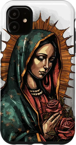 Vista 8 de Funda para iPhone 12 Pro Max Virgen De Guadalupe Católica Virgen De Guadalupe