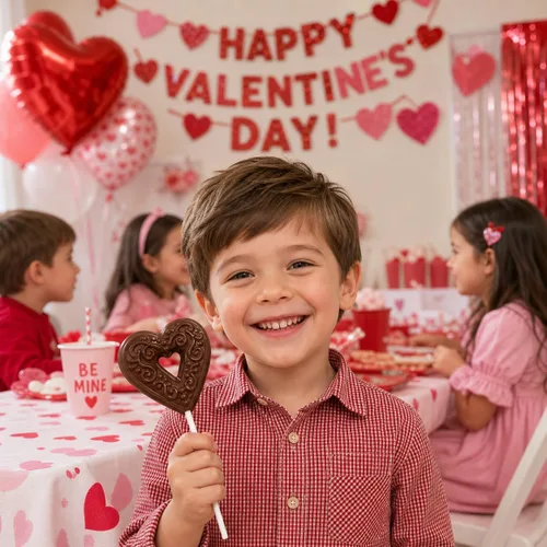 Vista 5 de Molde de caramelo de chocolate piruleta de corazón Día de San Valentín 3063