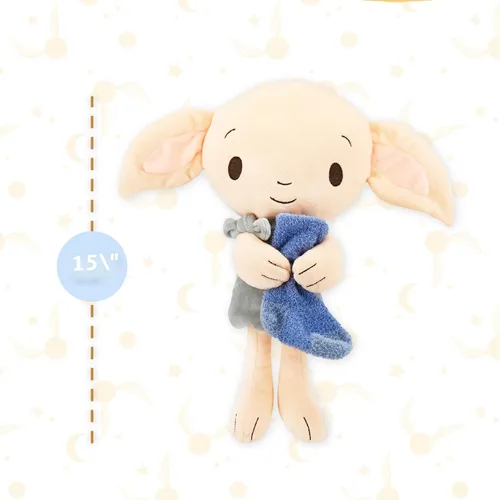 Vista 5 de Kids Preferred Harry Potter Dobby Peluche Relleno Animal El Adorable Elfo Doméstico Sosteniendo Su Icónico Calcetín para Bebés, Niños Pequeños